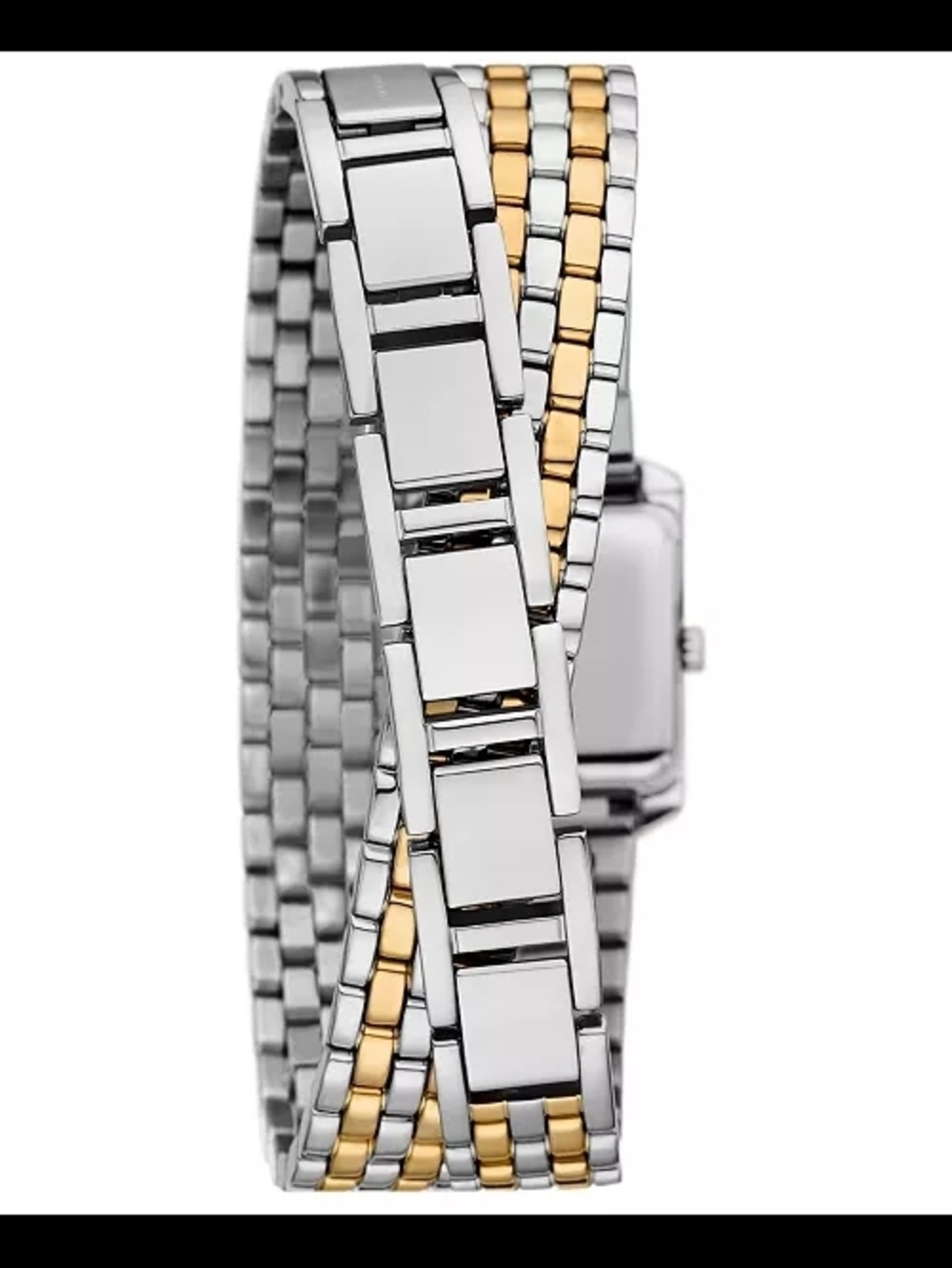 Michael Kors Two-Tone Gold and Silver Wrap Bracelet Watch - Picture 3 of 5